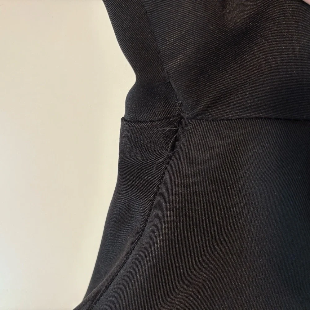 Hot Kiss Y2K Low Rise Black Flare Pants w/ Heart Buckle – Emo Grunge 2000s - Picture 11 of 15